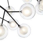 SL376.403.36 Светильник подвесной ST-Luce Черный/Прозрачный, Белый G4 LED 36*2W