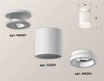 Комплект накладного светильника XS6301103 SWH/FR белый песок/белый матовый MR16 GU5.3 (N6901, C6301, N6245)