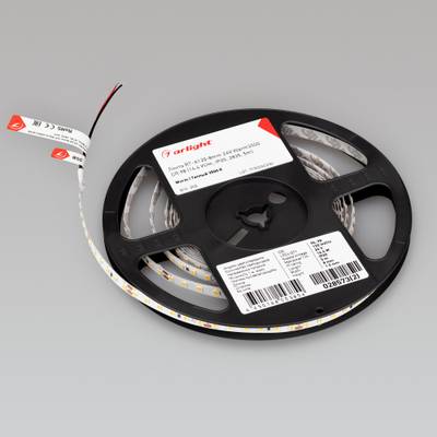 Лента RT-A120-8mm 24V Warm3500 CRI98 (14.4 W/m, IP20, 2835, 5m) (Arlight, Открытый)