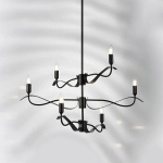 733267 Люстра RAGNO 6х40W E14 ЧЕРНЫЙ МАТОВЫЙ Lightstar