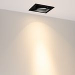 Светильник MS-VORTEX-BUILT-S140x140-30W Warm3000 (BK-BK, 17 deg, 230V) (Arlight, IP20 Металл, 5 лет)