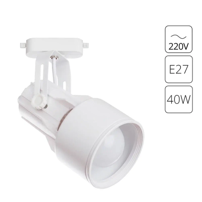 Трековый светильник Arte Lamp LYRA A6252PL-1WH, 1хE27