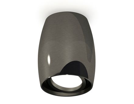 Комплект накладного поворотного светильника XS1123002 DCH/PBK черный хром/черный полированный MR16 GU5.3 (C1123, N7002)