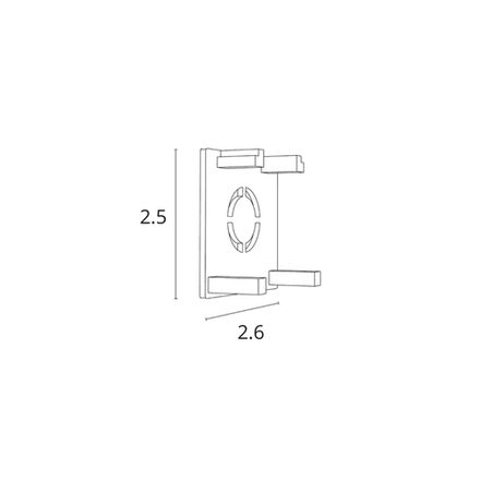 Заглушка для накладного шинопровода Arte Lamp OPTIMA-ACCESSORIES A741133