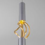 Подвесной светодиодный светильник в стиле лофт 50191/1 LED серебро / золото