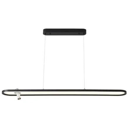 Светильник подвесной Crystal Lux CONTOUR SP45W LED BLACK 3800/245