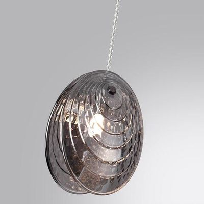 5038/1 MODERN ODL24 427 черный/дымчатый/металл/стекло Подвес G9 1*40W MUSSELS