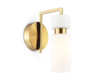 Светильник настенный LH56130 BS/FR латунь/белый матовый E14 max 40W 150*100*210