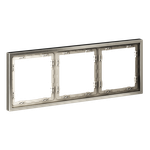 VLSM120311 Рамка металлическая на 3 поста, S70 Metal (никель). (ТМ Maytoni)