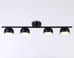 Светильник накладной TN71029/4 BK черный GX53/4 max 12W 600*80*140
