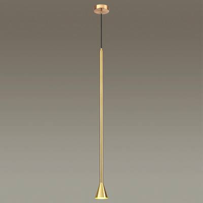 3884/1G HIGHTECH ODL20 477 золотистый/металл Подвесной светильник LED GU10 7W 220V PIPA