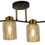 IL6111-6COU-79 BK GD Qui светильник потолочный ILLUMICO, E14х6