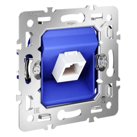 VLS0601M Механизм розетки компьютерной RJ45 кат.6, S70. (ТМ Maytoni)
