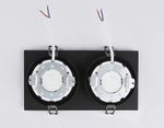 Светильник встраиваемый поворотный точечный TN51920/2 BK черный GX53 max 12W 220*115*23
