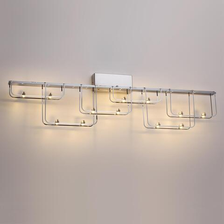 7059/12WL HIGHTECH ODL26 287 светильник нерж/сталь хром IP20 LED 12W 1080Лм 3000K 220V ZAHA