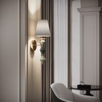 Настенный светильник с керамическим декором 103012