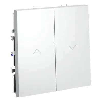VLS020702 Выключатель встраиваемый VOLTUM S70 для жалюзи 10А, (белый матовый). (ТМ Maytoni)