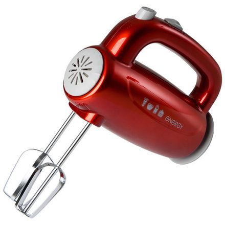 Миксер ENERGY EN-295R, 5 скоростей, 300 Вт, красный