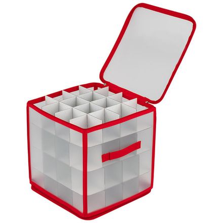 Коробка для хранения елочных игрушек (64 секции), 7 см