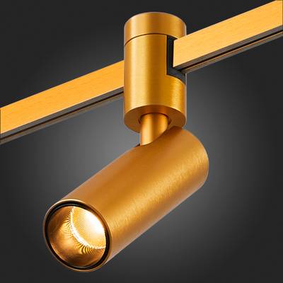 ST811.206.05 Магнитный трековый светильник FARM Золотистый LED 1*5W 3000K 350Lm Ra90 60 IP20 D35xH100 24V