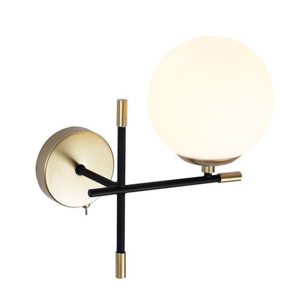 Бра Arte Lamp ARKAB A2225AP-1BK, 1хE14