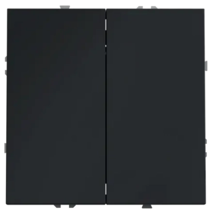 VLS020507 Перекрестный переключатель встраиваемый VOLTUM S70 двухклавишный 10А, (графит). (ТМ Maytoni)