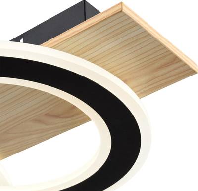 8023/80CL LEDIO LN24 черный/дерево, металл/МДФ Потолочный светильник 3000-6500К LED 80W 220V  PINE