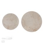 6625/8WL HIGHTECH ODL24 225 бежевый/металл/травертин Настенный светильник IP20 LED 12W 3000K 220V TRAVERTINO