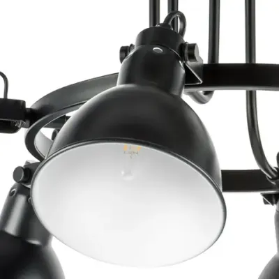 761067 Люстра ACROBATA 6х40W E14 ЧЕРНЫЙ Lightstar
