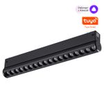 359949 PORT NT25 216 черный Трековый св-к диммир. со сменой цв.температуры, пульт ДУ/Tuya Smart Life IP20 LED 18W 3000-6000K 90-240V VECTOR