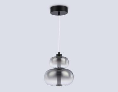 Светильник светодиодный подвесной LH11052 BK/SM черный/дымчатый 12W 3000K D230*265