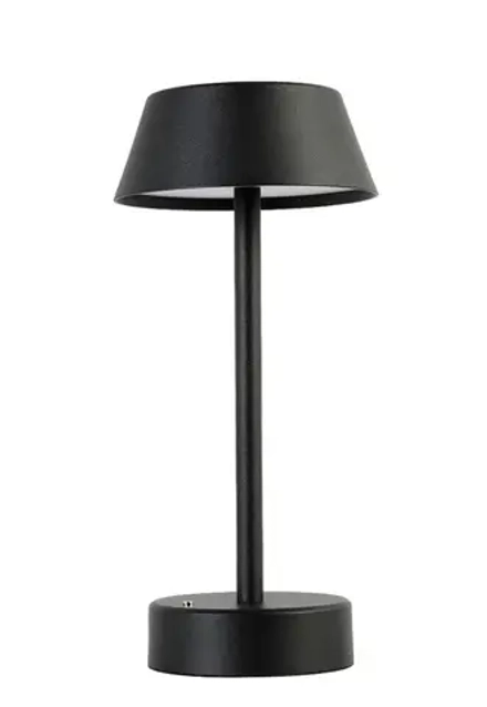 Аккумуляторная настольная лампа Crystal Lux SANTA LG1 BLACK 3661/501