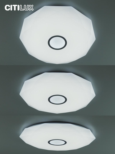 Citilux Диамант Смарт CL713A100G Умная люстра Хром