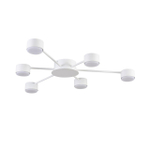 8343/6C COMFI LN26 252 белый, металл Люстра GX53 LED 6*7W 220V TORINA