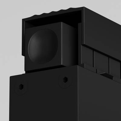 Уличный трековый светильник Basis Exility IP 3000К 24Вт 120° черный O-TR02-1-S-24WB3K. TM Maytoni