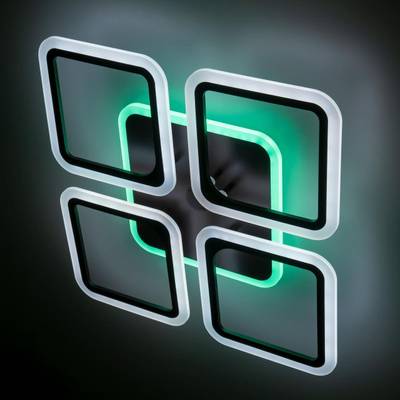 Citilux Марсель Смарт CL232A145E RGB Умная люстра Чёрная