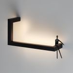 7153/10WL HIGHTECH ODL26 Настенный светильник  черный/акрилл/металл IP20 LED 10W 3000K 220V GRAFIC