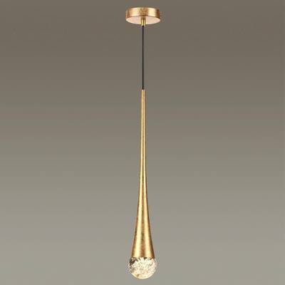 4278/1 L-VISION ODL21 341 прозрачн/золот фольг-ние Подвесной светильник IP20 GU10 LED max 6W GOTA