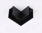 Коннектор угловой для накладного шинопровода Magnetic 220V GL1032 BK черный 80*80*52 (соединители в комплекте)