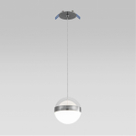 5037/12L L-VISION ODL24 511 никель/прозрачн/молочный/металл/акрил Подвес LED 12W 4000K 600лм RONI