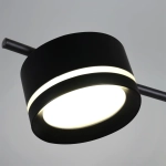 10590-0.3-06 Black светильник потолочный Reluce, GX53х6