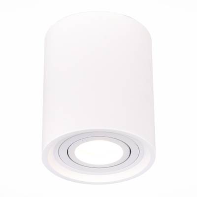 ST156.502.01 Светильник потолочный Белый GU10 1*50W IP20 D100xH120 180-240V Без ламп