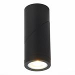 ST650.402.01 Светильник потолочный Черный GU10 1*50W IP20 D60xH190 180-240V Без ламп