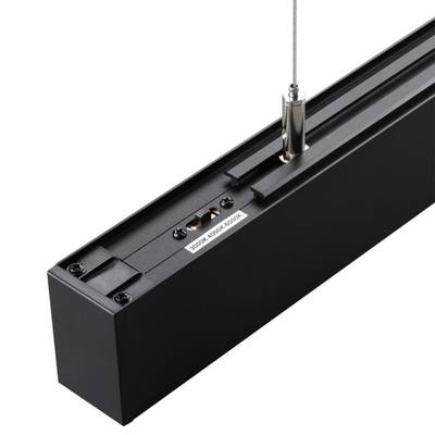 359607 OVER NT25 068 черный Светильник линейный светодиод. с переключ. цв. температуры IP20 LED 60W 220-240V 3000К\4000К\6000К FATTO