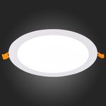 ST209.548.18 Св-к встр. Белый LED 1*18W 4000K 1 350Lm Ra80 110° IP20 D225xH8 90-265V