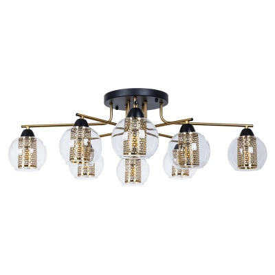 Потолочная люстра Arte Lamp MANCHESTER A7045PL-8BK, 8хE14