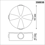 358938 STREET NT22 372 белый Светильник ландшафтный светодиодный IP54 LED 4000К 4W 85-265V CALLE
