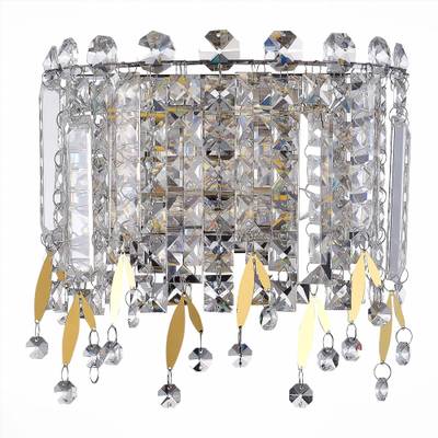 SL1655.201.02 Бра ST-Luce Золотистый/Прозрачный E14 2*40W