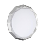 7671/DL COLOR SN 000 Светильник пластик/белый/хром LED 48Вт 3000-6000К D435 IP43 пульт ДУ VAXIN