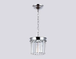 Подвесной светильник с хрусталем TR5101 CH/CL хром/прозрачный E14 max 40W D200*575